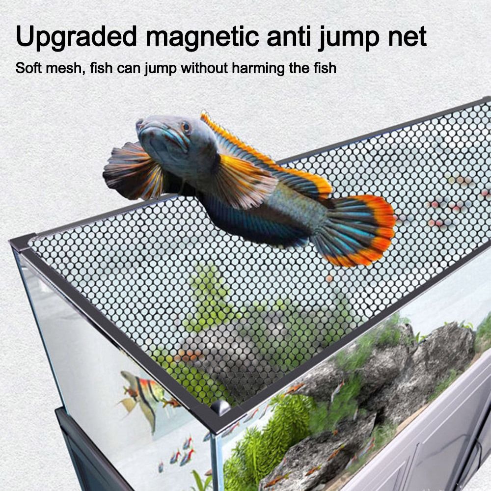 Aquarium Fish Jumping - Penutup Tutup Tangki Ikan Magnetik Yang