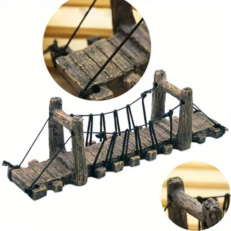 Aquarium Fish Bridge - 1 Buah Dekorasi Ornamen Akuarium Rumah
