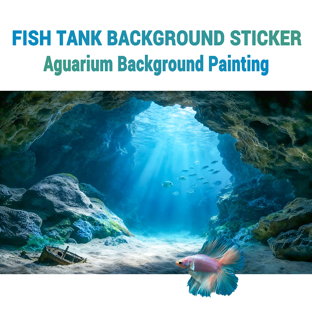 Aquarium Fish Background - Deep Sea Blue Hole, Lukisan Latar