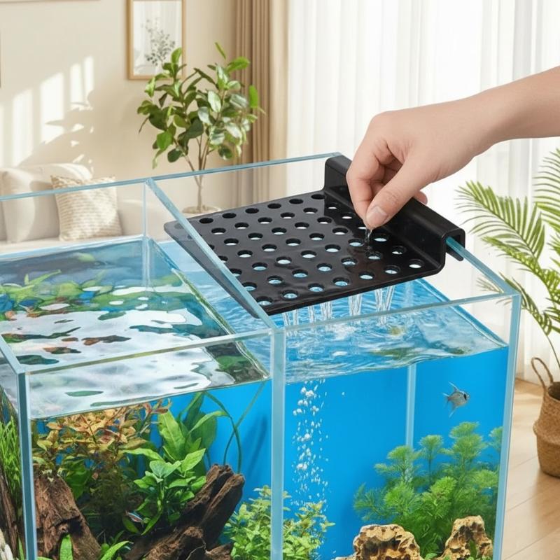 Aquarium Fish Background - Kantong Filter Akuarium, Filtrasi Efisien, Pompa