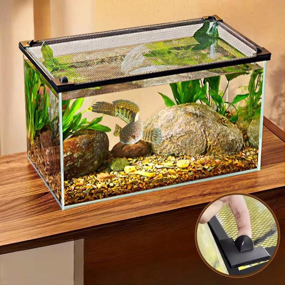 Aquarium Fish Jumping - Penutup Tutup Tangki Ikan Magnetik Kokoh