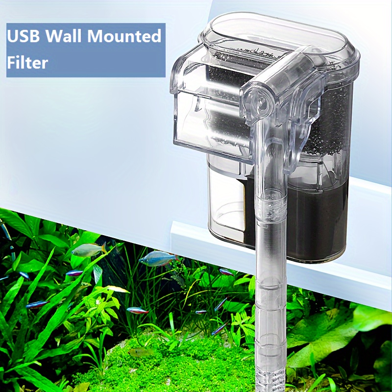 Aquarium Fish Background - Filter Gantung Dinding 2.5W DC 5V