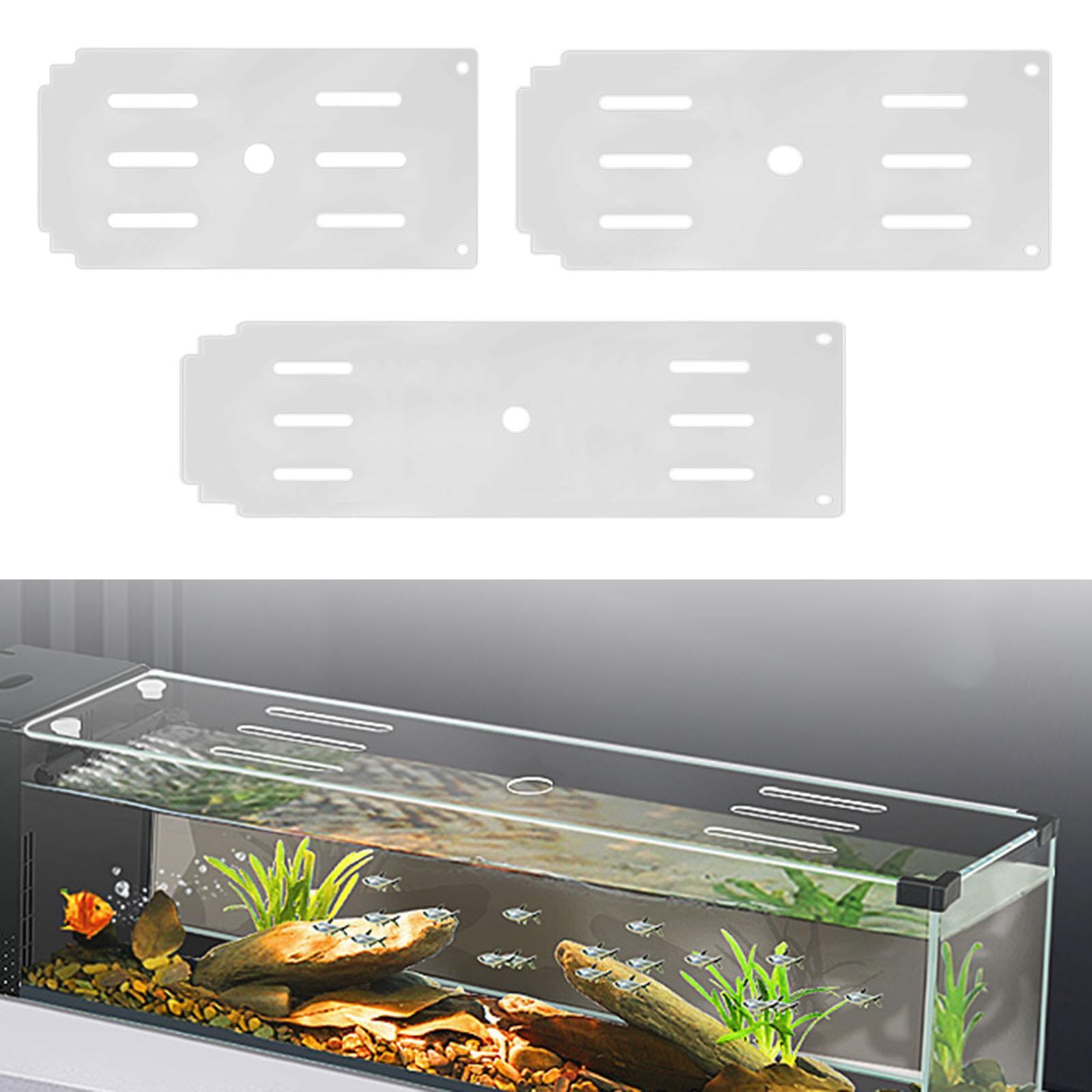 Aquarium Fish Jumping - Tutup Tangki dengan Lubang Pakan, Anti
