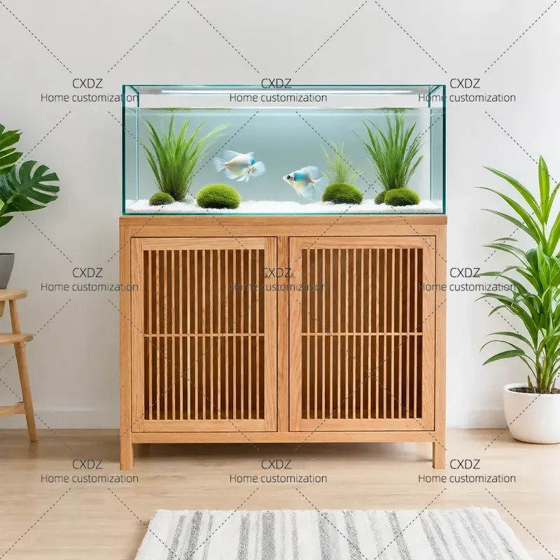 Rak Akuarium Kayu Solid Red Oa - Aquarium Fish Japanese ulasan dan harga