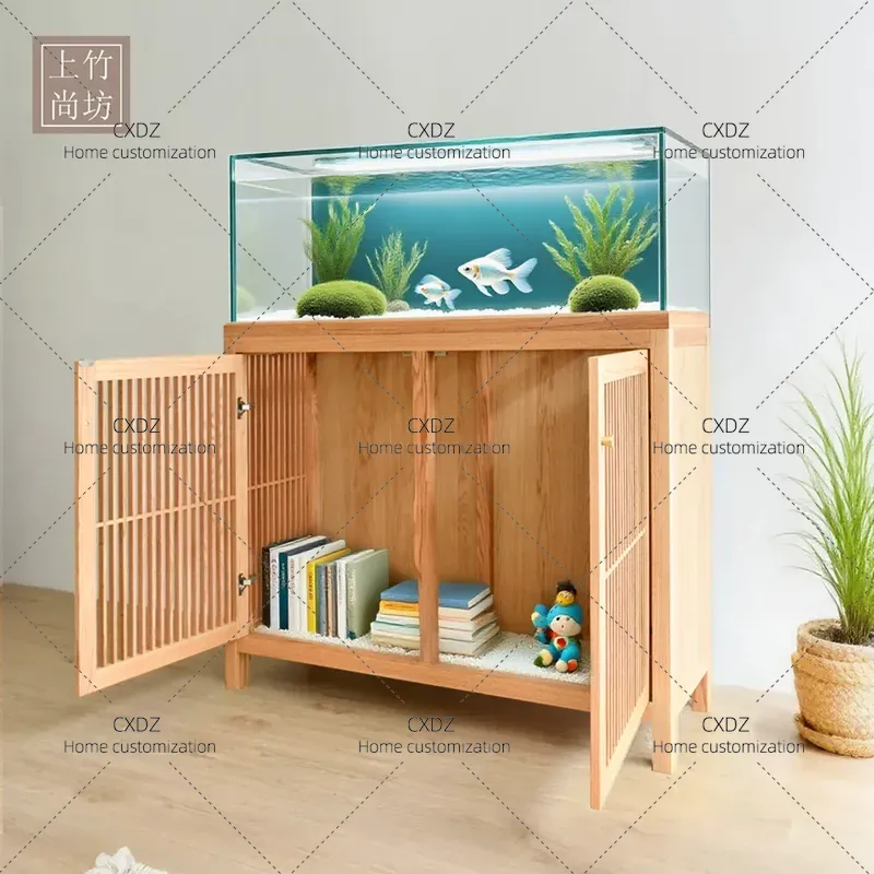 Rak Akuarium Kayu Solid Red Oa - Aquarium Fish Japanese ulasan dan harga