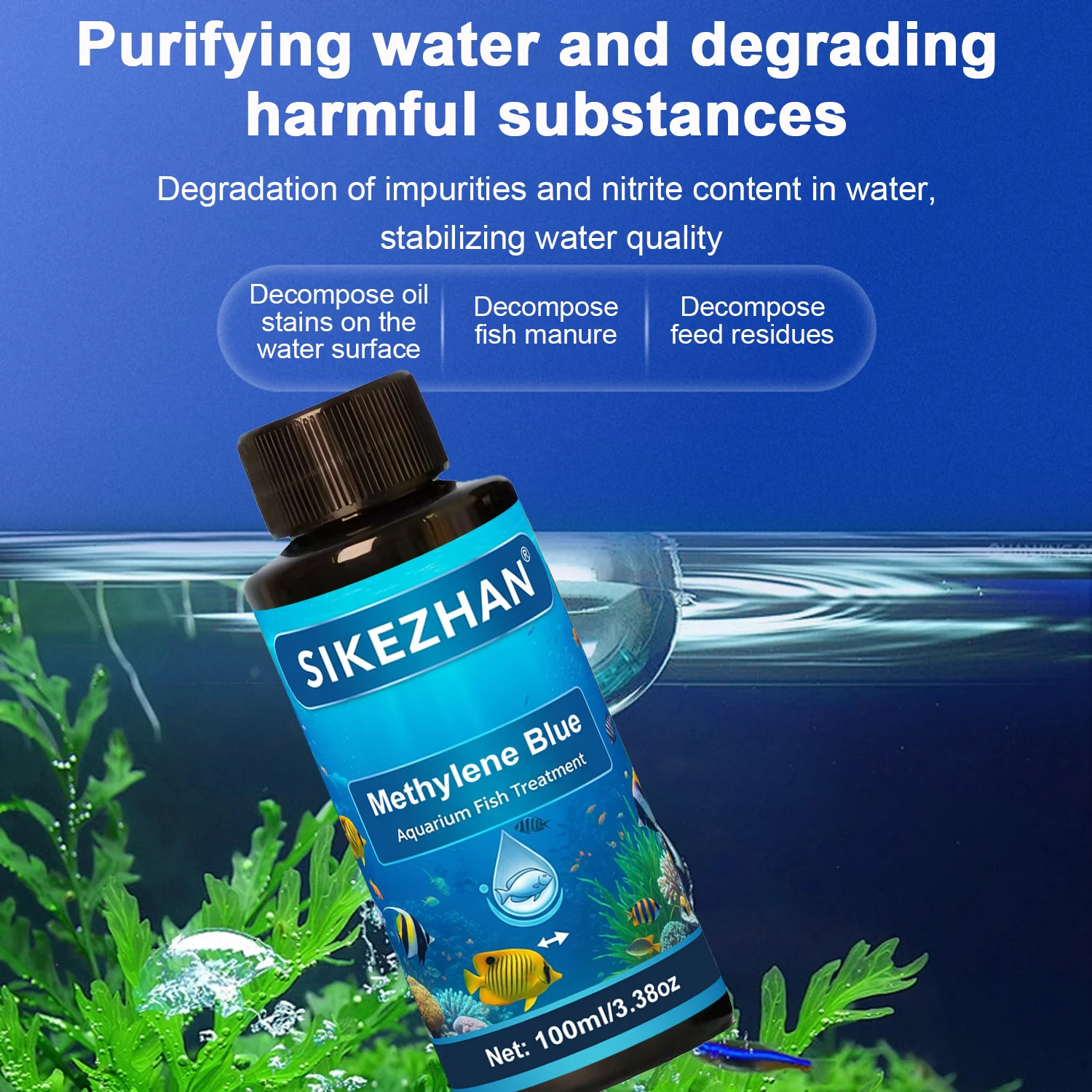 Methylene Blue Perawatan Ikan  - Aquarium Fish Medicine ulasan dan harga