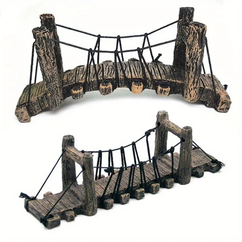 1 Buah Dekorasi Ornamen Akuari - Aquarium Fish Bridge ulasan dan harga