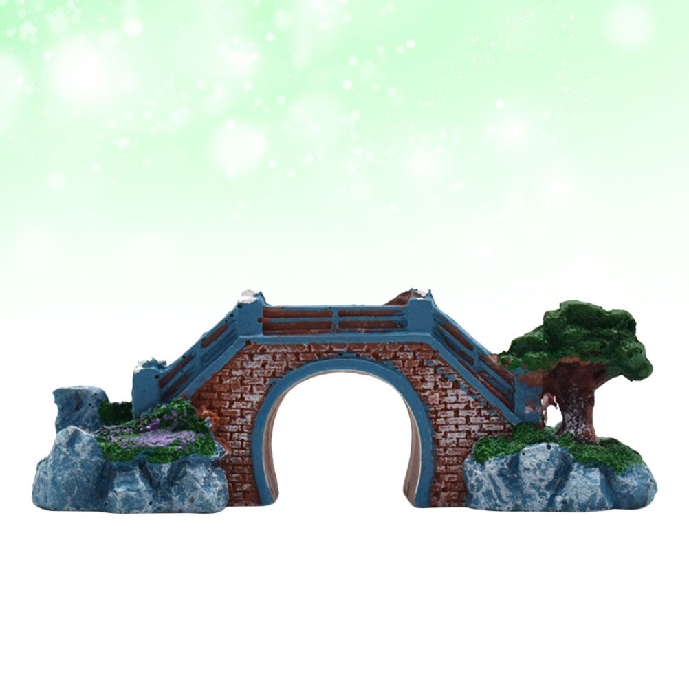 Dekorasi Akuarium Jembatan Res - Aquarium Fish Bridge ulasan dan harga