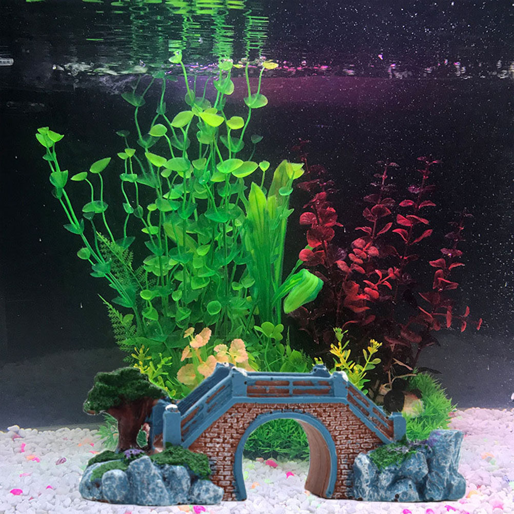 Dekorasi Akuarium Jembatan Res - Aquarium Fish Bridge ulasan dan harga