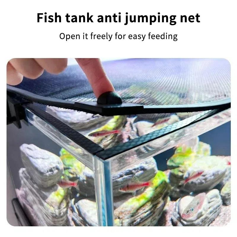 Penutup Tangki Ikan Magnetik T - Aquarium Fish Jumping ulasan dan harga