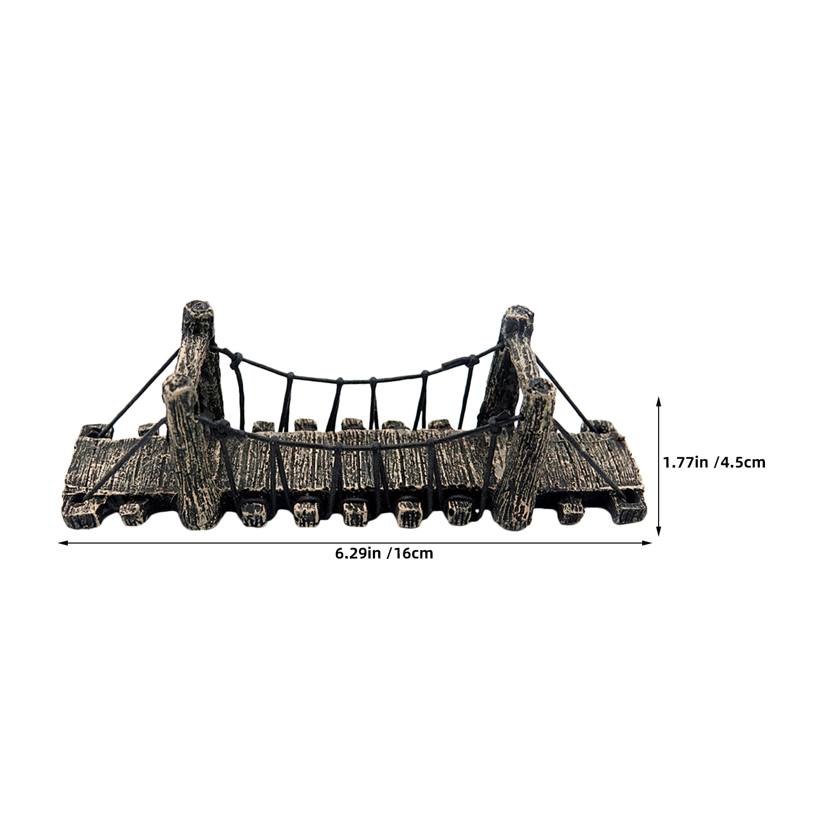 2 Buah Dekorasi Lanskap Taman, - Aquarium Fish Bridge ulasan dan harga