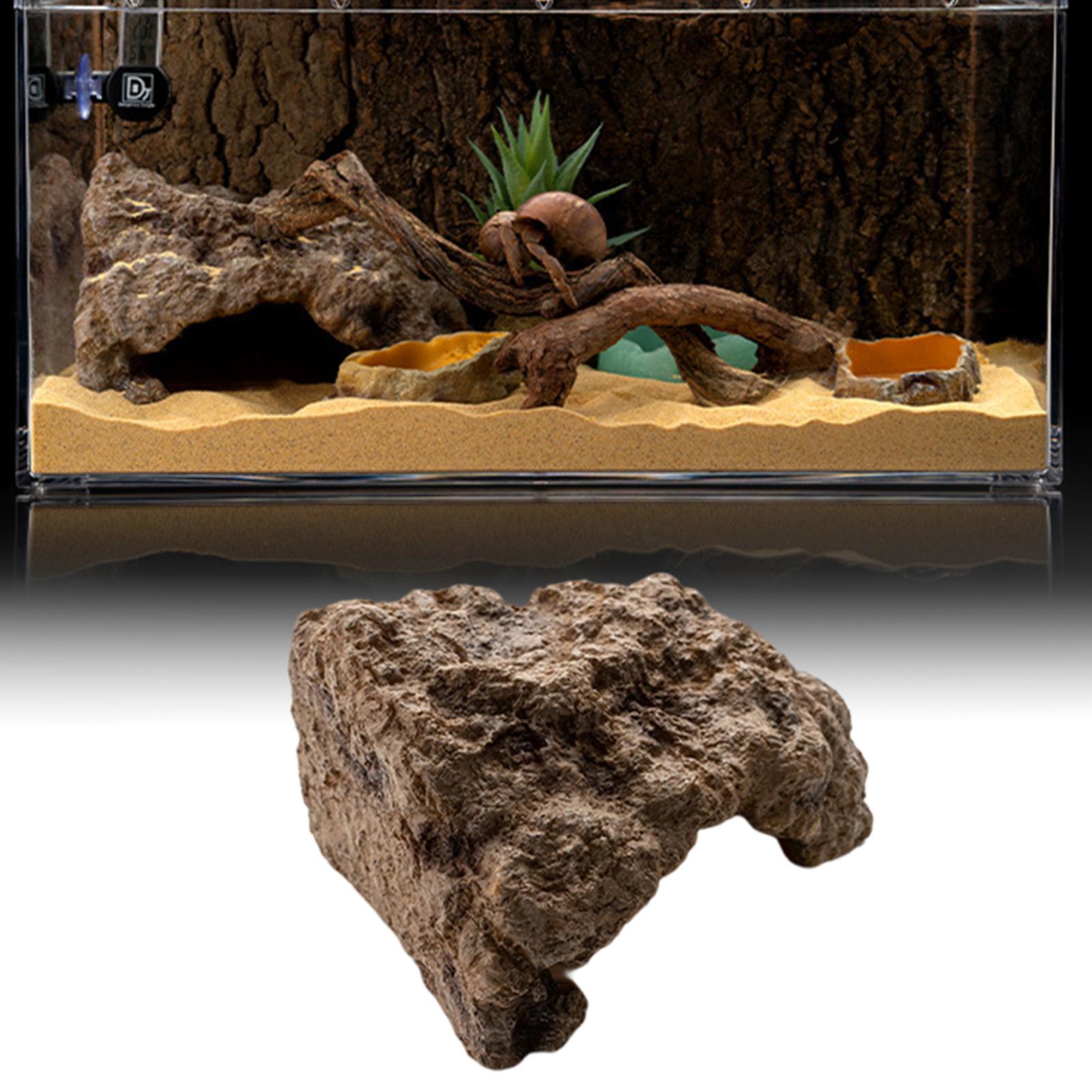 Dekorasi buatan gua reptil Res - Aquarium Fish Hide ulasan dan harga
