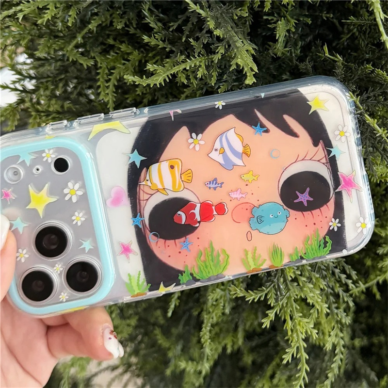 Casing HP Kartun Akuarium Ikan - Aquarium Fish Logo ulasan dan harga