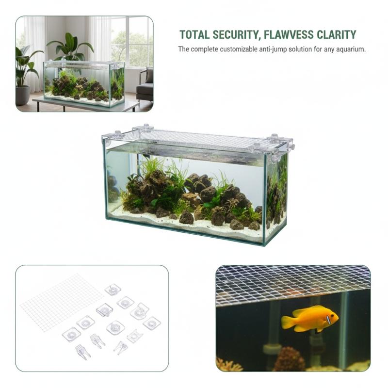 1 Buah Jaring Tangki Ikan Anti - Aquarium Fish Jumping ulasan dan harga