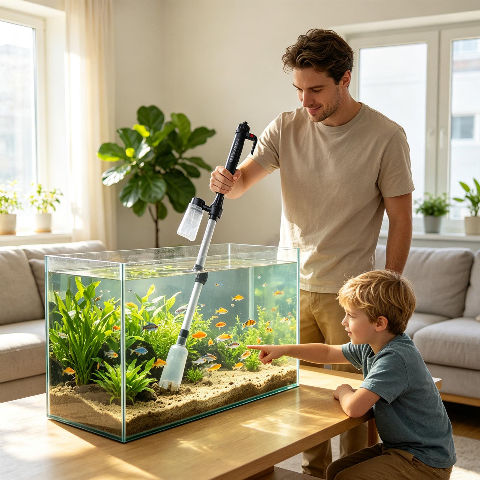 Pembersih Kerikil Akuarium Vak - Cleaner Fish Aquarium ulasan dan harga