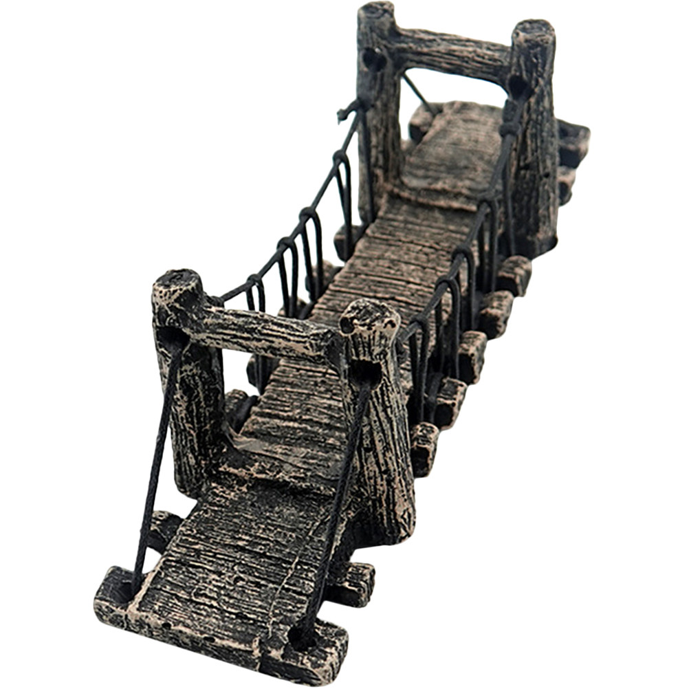 Dekorasi Jembatan Resin Akuari - Aquarium Fish Bridge ulasan dan harga