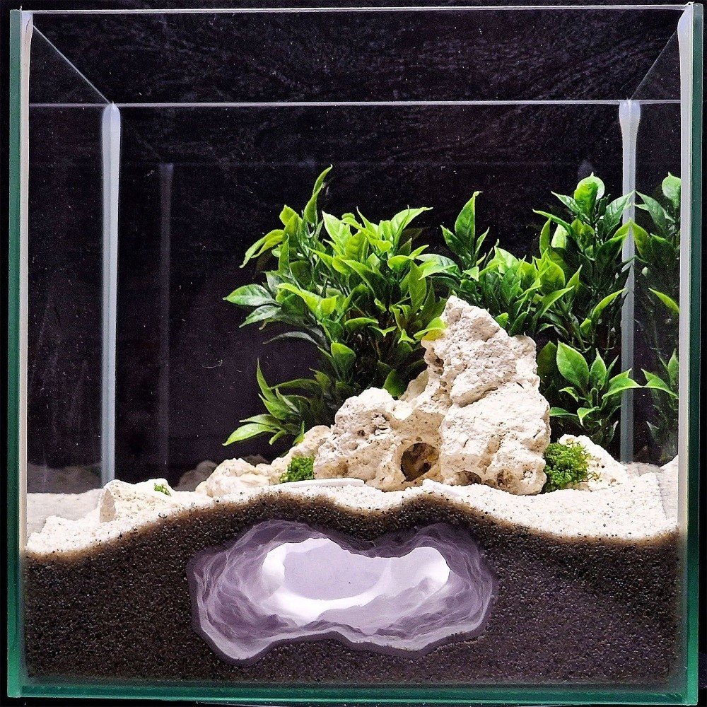 Akuarium Ikan Simulasi Tinggi  - Aquarium Fish Cave ulasan dan harga