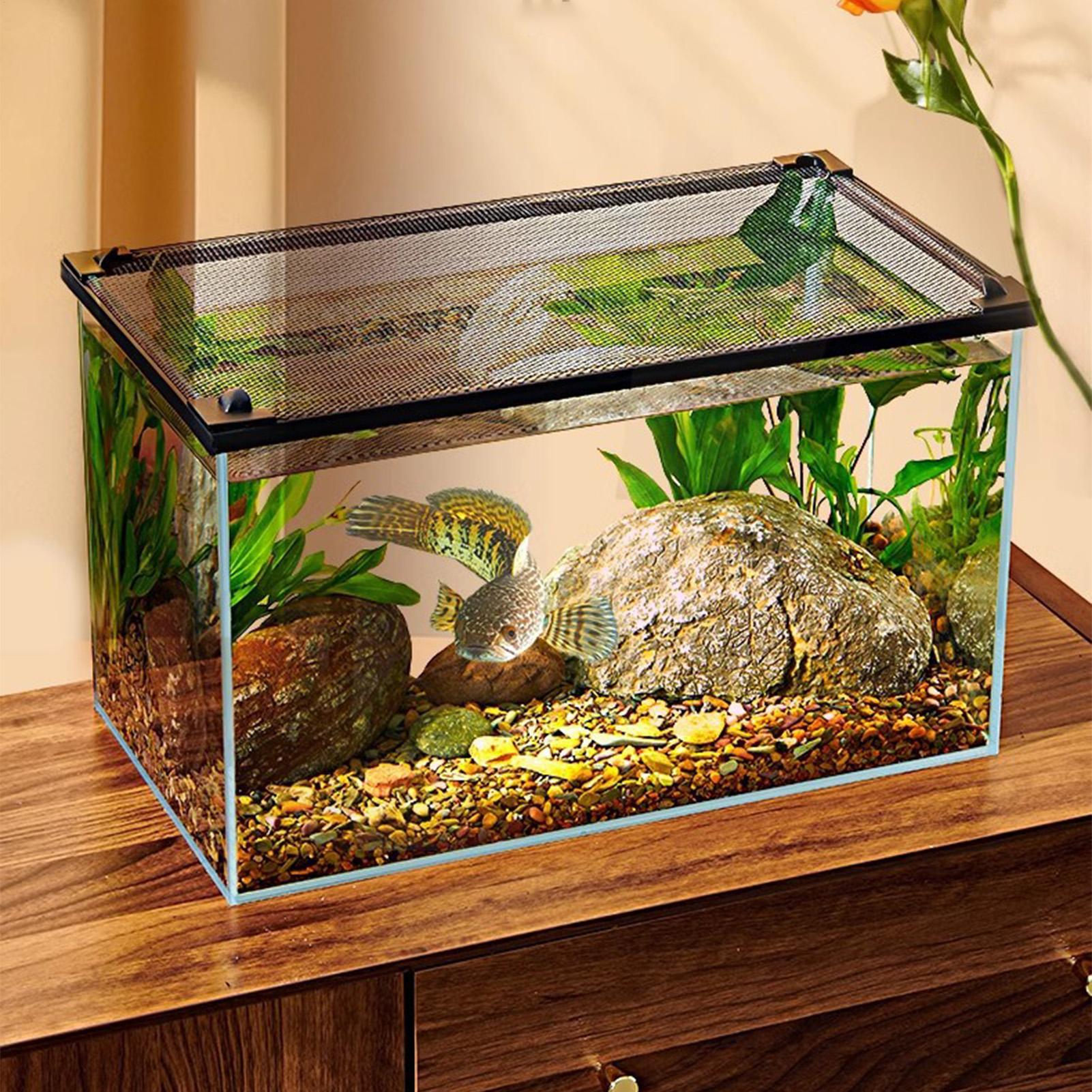 Penutup Jaring Magnetik Anti L - Aquarium Fish Jumping ulasan dan harga
