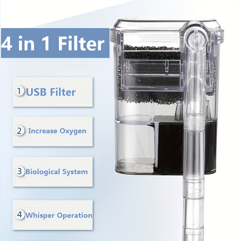Filter Gantung Dinding 2.5W DC - Aquarium Fish Background ulasan dan harga
