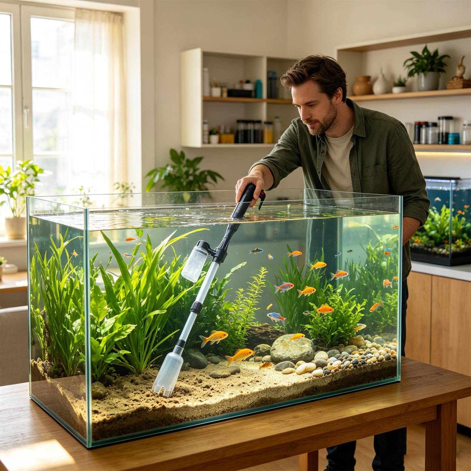 Pompa Vakum Akuarium yang Dapa - Aquarium Fish Background ulasan dan harga