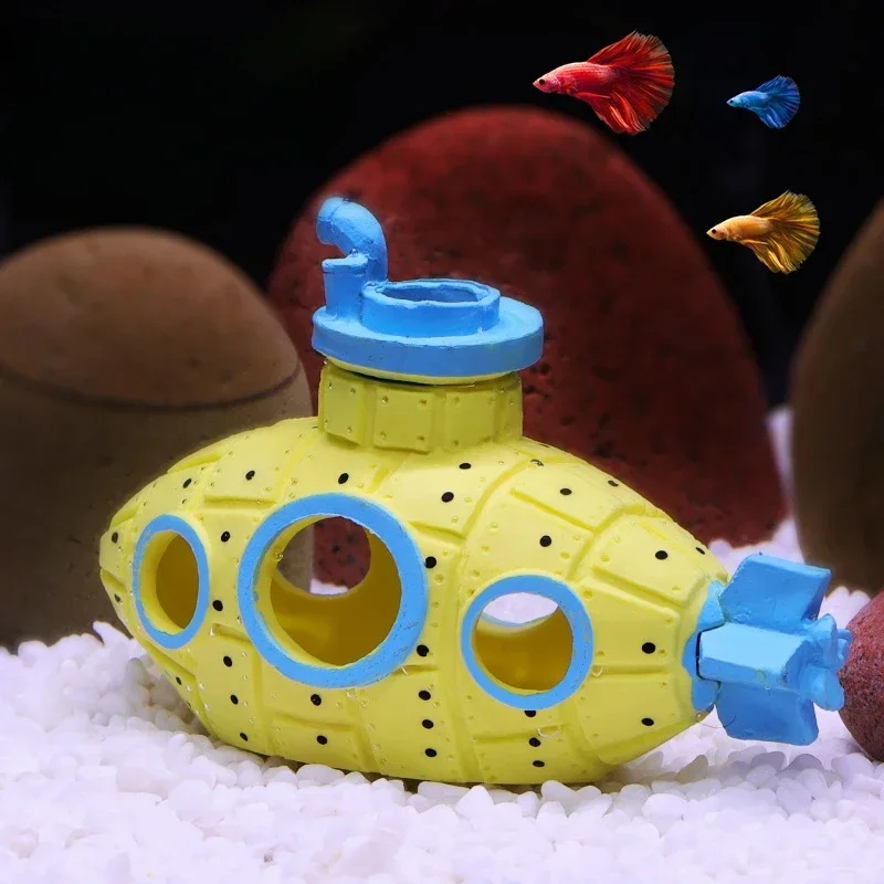 Ornamen Kapal Selam Resin Deko - Aquarium Fish For Sale Online ulasan dan harga