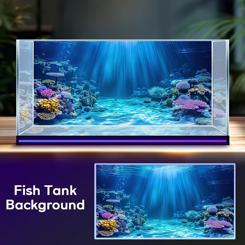 Wallpaper Latar Belakang Akuar - Aquarium Fish Background ulasan dan harga