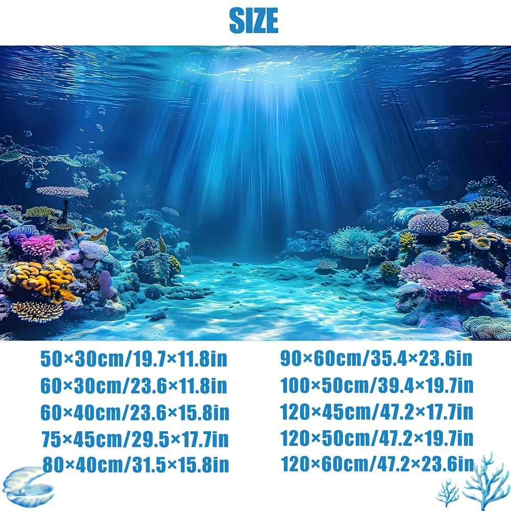 Wallpaper Latar Belakang Akuar - Aquarium Fish Background ulasan dan harga