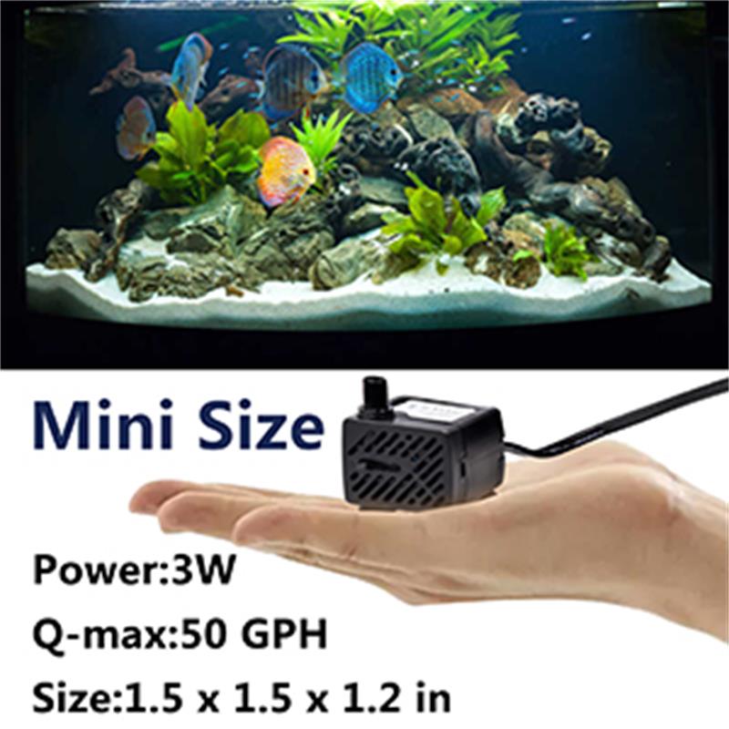 Pompa air tangki ikan Mini, po - Cleaner Fish Aquarium ulasan dan harga