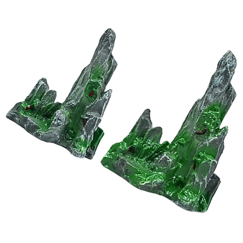 2Pcs Dekorasi Meja Putar Akuar - Aquarium Fish Bridge ulasan dan harga