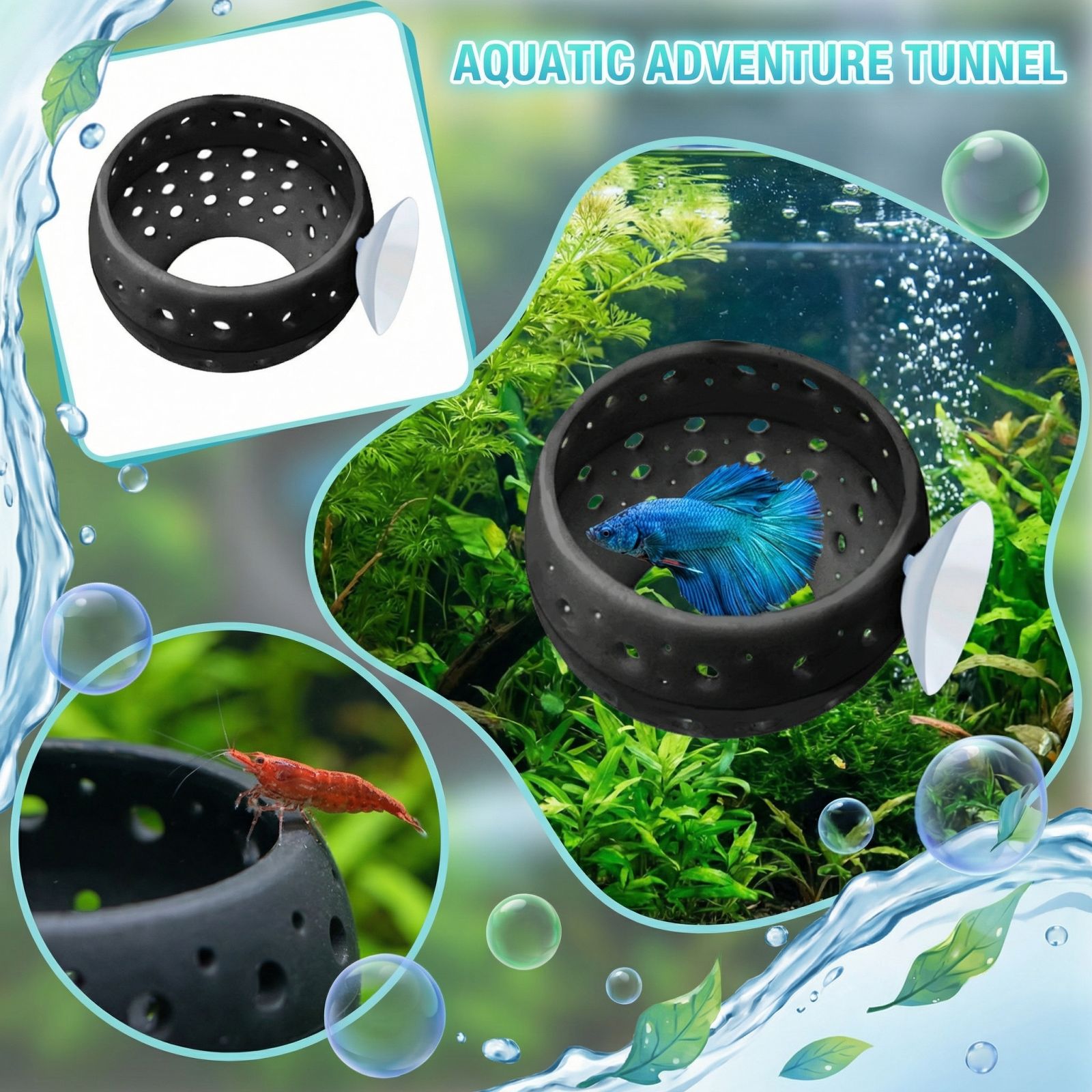 Terowongan Persembunyian Ikan  - Aquarium Fish Hide ulasan dan harga