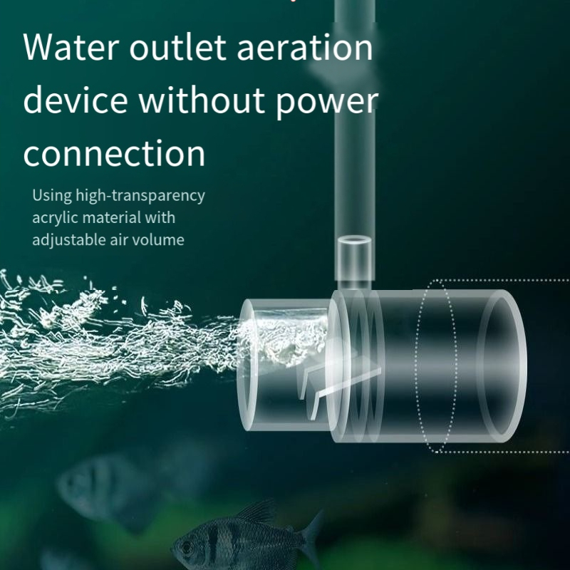Filter Pipa Penyebar Oksigen D - Aquarium Fish Without Oxygen ulasan dan harga