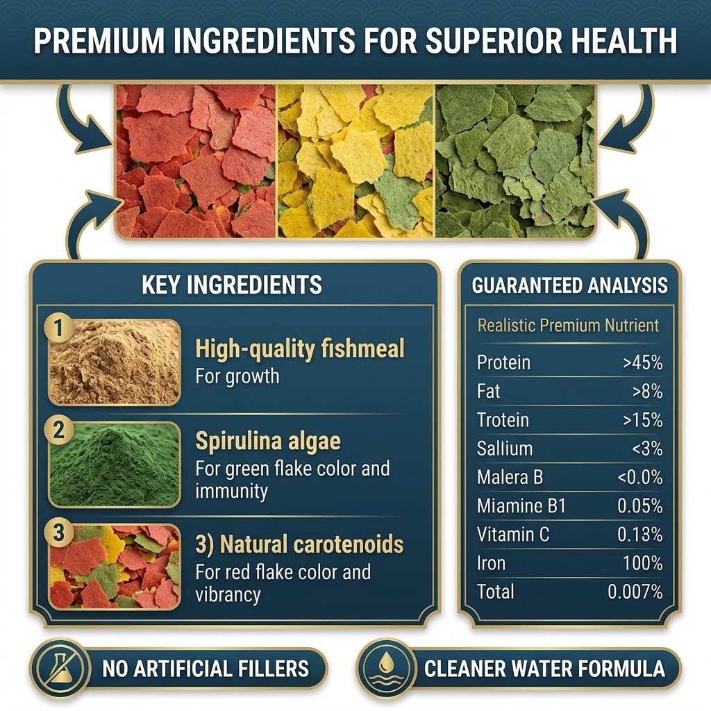 Pakan Ikan Akuarium Tiga Warna - Aquarium Fish Medicine ulasan dan harga
