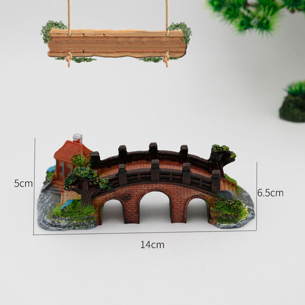 Dekorasi Paviliun Jembatan Aku - Aquarium Fish Bridge ulasan dan harga