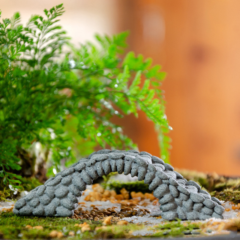 Ornamen akuarium jembatan keci - Aquarium Fish Bridge ulasan dan harga
